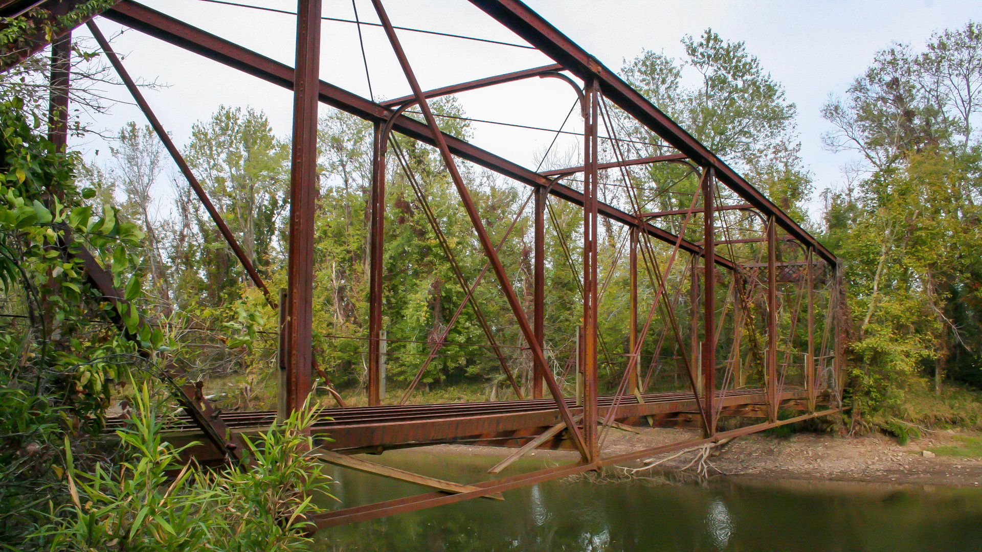 Abandoned Cross Creeks Refuge Bridge